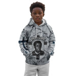 Nat Turner Kid Hoodie Black History Rebellion - Vintage Newspaper