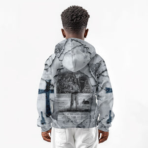 Nat Turner Kid Hoodie Black History Rebellion - Vintage Newspaper