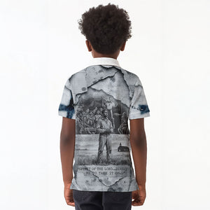 Nat Turner Kid Polo Shirt Black History Rebellion - Vintage Newspaper