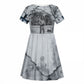 Nat Turner Kid Short Sleeve Dress Black History Rebellion - Vintage Newspaper
