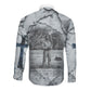 Nat Turner Long Sleeve Button Shirt Black History Rebellion - Vintage Newspaper