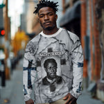 Nat Turner Long Sleeve Shirt Black History Rebellion - Vintage Newspaper