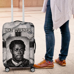 Nat Turner Luggage Cover Black History Rebellion - Vintage Newspaper