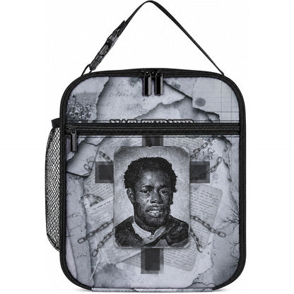 Nat Turner Lunch Bag Black History Rebellion - Vintage Newspaper