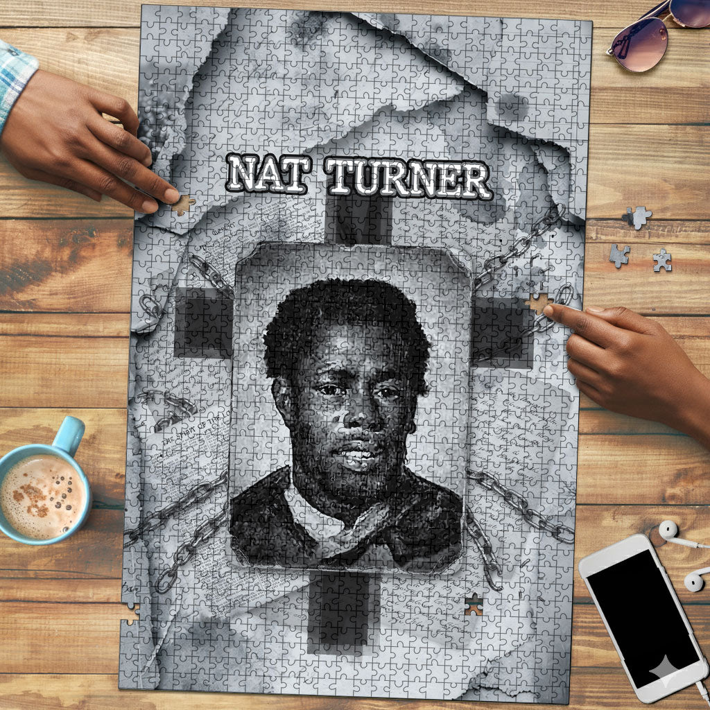 Nat Turner Puzzle Black History Rebellion - Vintage Newspaper