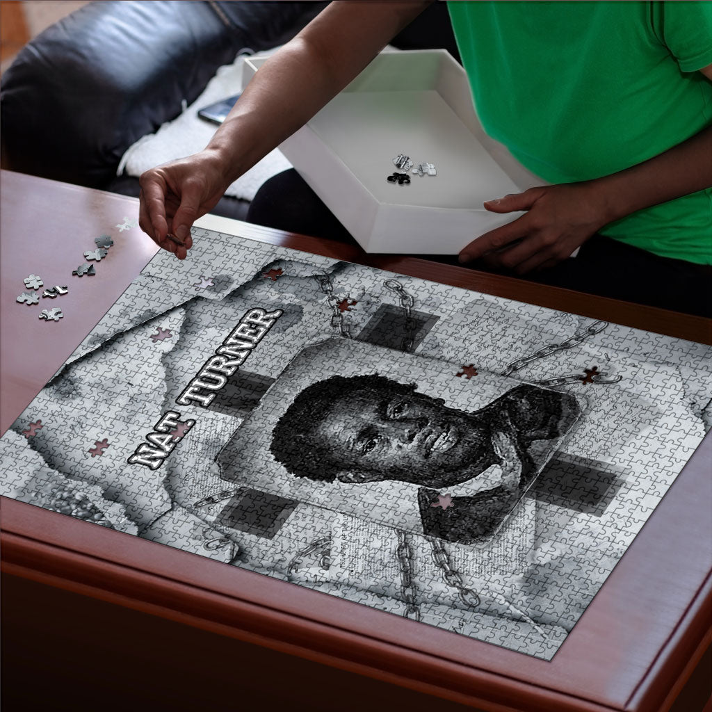 Nat Turner Puzzle Black History Rebellion - Vintage Newspaper