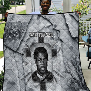 Nat Turner Quilt Black History Rebellion - Vintage Newspaper
