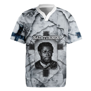 Nat Turner Rugby Jersey Black History Rebellion - Vintage Newspaper