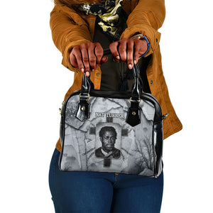 Nat Turner Shoulder Handbag Black History Rebellion - Vintage Newspaper