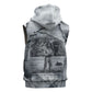 Nat Turner Sleeveless Hoodie Black History Rebellion - Vintage Newspaper