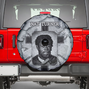 Nat Turner Spare Tire Cover Black History Rebellion - Vintage Newspaper