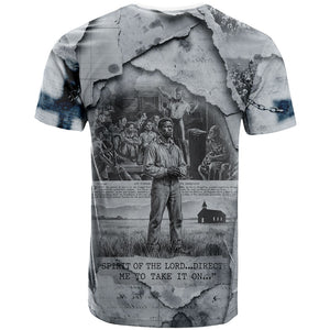 Nat Turner T shirt Black History Rebellion - Vintage Newspaper
