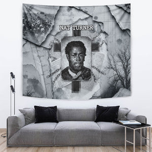 Nat Turner Tapestry Black History Rebellion - Vintage Newspaper