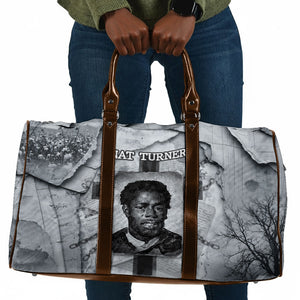 Nat Turner Travel Bag Black History Rebellion - Vintage Newspaper