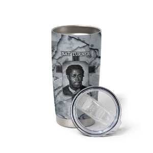 Nat Turner Tumbler Cup Black History Rebellion - Vintage Newspaper