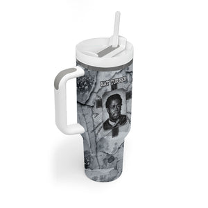 Nat Turner Tumbler With Handle Black History Rebellion - Vintage Newspaper