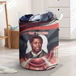 Nat Turner Black History Laundry Basket Retro Pop Art Swirl Sunburst Portrait Freedom
