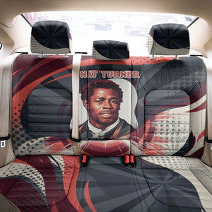 Nat Turner Black History Back Car Seat Cover Retro Pop Art Swirl Sunburst Portrait Freedom