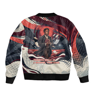 Nat Turner Black History Bomber Jacket Retro Pop Art Swirl Sunburst Portrait Freedom
