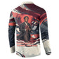 Nat Turner Black History Button Sweatshirt Retro Pop Art Swirl Sunburst Portrait Freedom