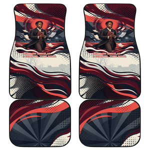 Nat Turner Black History Car Mats Retro Pop Art Swirl Sunburst Portrait Freedom