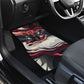 Nat Turner Black History Car Mats Retro Pop Art Swirl Sunburst Portrait Freedom
