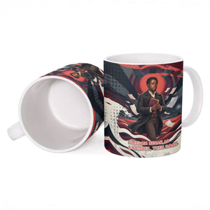 Nat Turner Black History Ceramic Mug Retro Pop Art Swirl Sunburst Portrait Freedom