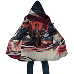 Nat Turner Black History Cloak Retro Pop Art Swirl Sunburst Portrait Freedom