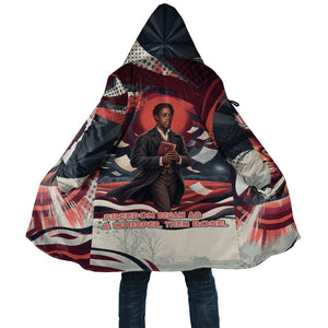 Nat Turner Black History Cloak Retro Pop Art Swirl Sunburst Portrait Freedom
