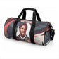 Nat Turner Black History Duffle Bag Retro Pop Art Swirl Sunburst Portrait Freedom