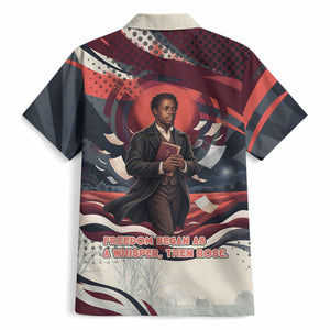 Nat Turner Black History Hawaiian Shirt Retro Pop Art Swirl Sunburst Portrait Freedom