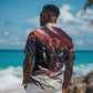 Nat Turner Black History Hawaiian Shirt Retro Pop Art Swirl Sunburst Portrait Freedom