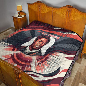 Nat Turner Black History Quilt Retro Pop Art Swirl Sunburst Portrait Freedom