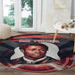 Nat Turner Black History Round Carpet Retro Pop Art Swirl Sunburst Portrait Freedom