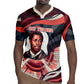 Nat Turner Black History Rugby Jersey Retro Pop Art Swirl Sunburst Portrait Freedom