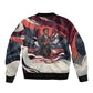 Nat Turner Black History Sleeve Zip Bomber Jacket Retro Pop Art Swirl Sunburst Portrait Freedom