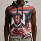 Nat Turner Black History Sleeveless Hoodie Retro Pop Art Swirl Sunburst Portrait Freedom