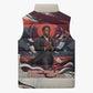 Nat Turner Black History Sleeveless Puffer Jacket Retro Pop Art Swirl Sunburst Portrait Freedom