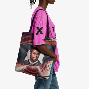 Nat Turner Black History Tote Bag Retro Pop Art Swirl Sunburst Portrait Freedom