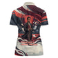 Nat Turner Black History Women Polo Shirt Retro Pop Art Swirl Sunburst Portrait Freedom