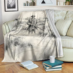Bass Reeves Lawman Western Marshal Blanket Vintage Charcoal Sketch Indomitable Black Cowboy Legend