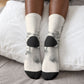 Bass Reeves Lawman Western Marshal Crew Socks Vintage Charcoal Sketch Indomitable Black Cowboy Legend
