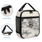 Bass Reeves Lawman Western Marshal Lunch Bag Vintage Charcoal Sketch Indomitable Black Cowboy Legend