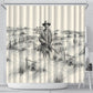Bass Reeves Lawman Western Marshal Shower Curtain Vintage Charcoal Sketch Indomitable Black Cowboy Legend