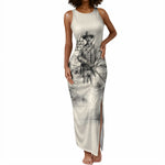 Bass Reeves Lawman Western Marshal Tank Maxi Dress Vintage Charcoal Sketch Indomitable Black Cowboy Legend