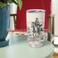Bass Reeves Lawman Western Marshal Tumbler Cup Vintage Charcoal Sketch Indomitable Black Cowboy Legend