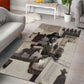 Bass Reeves Black Cowboy Lawman Area Rug Vintage Newspaper Collage Old West Legend Sketch