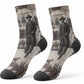 Bass Reeves Black Cowboy Lawman Crew Socks Vintage Newspaper Collage Old West Legend Sketch