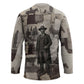 Bass Reeves Black Cowboy Lawman Hockey Jersey Vintage Newspaper Collage Old West Legend Sketch