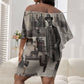 Bass Reeves Black Cowboy Lawman Off Shoulder Short Dress Vintage Newspaper Collage Old West Legend Sketch